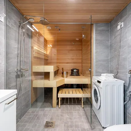 Brand New 3br Penthouse Loft With Sauna & Free Parking Apartmán Tampere